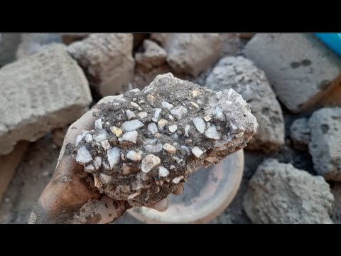 New Video Stoney Black Sand Chunks and Shapes Floor Crumbling Satisfying ASMR 
