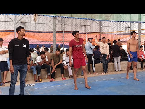 fantastic volleyball match tak veasna reth seth 4=4 reach smey thom chith b vuth