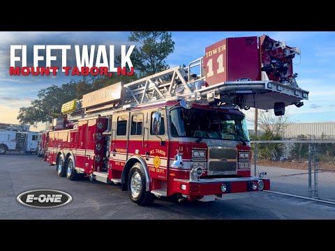 Walk Around of Mount Tabor Volunteer Fire Department's E-ONE HP 100