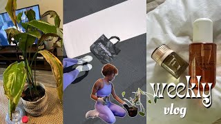 A Few Days With Me | Rooftop Pilates, plant mom life, beauty haul |Heyknottygirl Vlogs