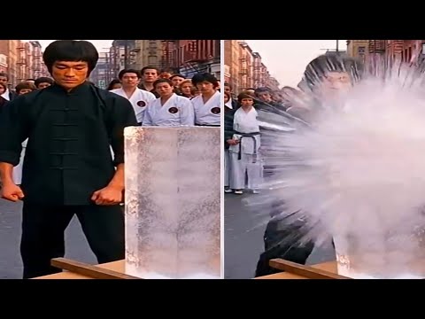 Bruce Lee BREAKS The Unbreakable 300 Pound Ice Block! (100 Karate Masters Tried And Failed)