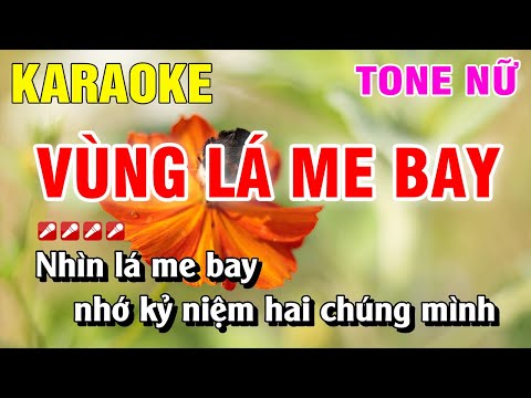 Karaoke Vùng Lá Me Bay Tone Nữ Nhạc Sống Phối Mới | Nguyễn Linh