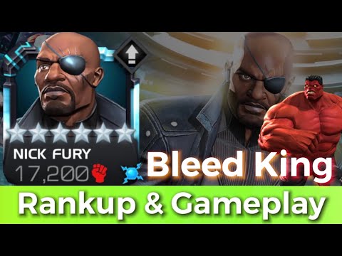 Nick Fury Vs Labyrinth of Legends Red Hulk - Marvel Contest Of Champions