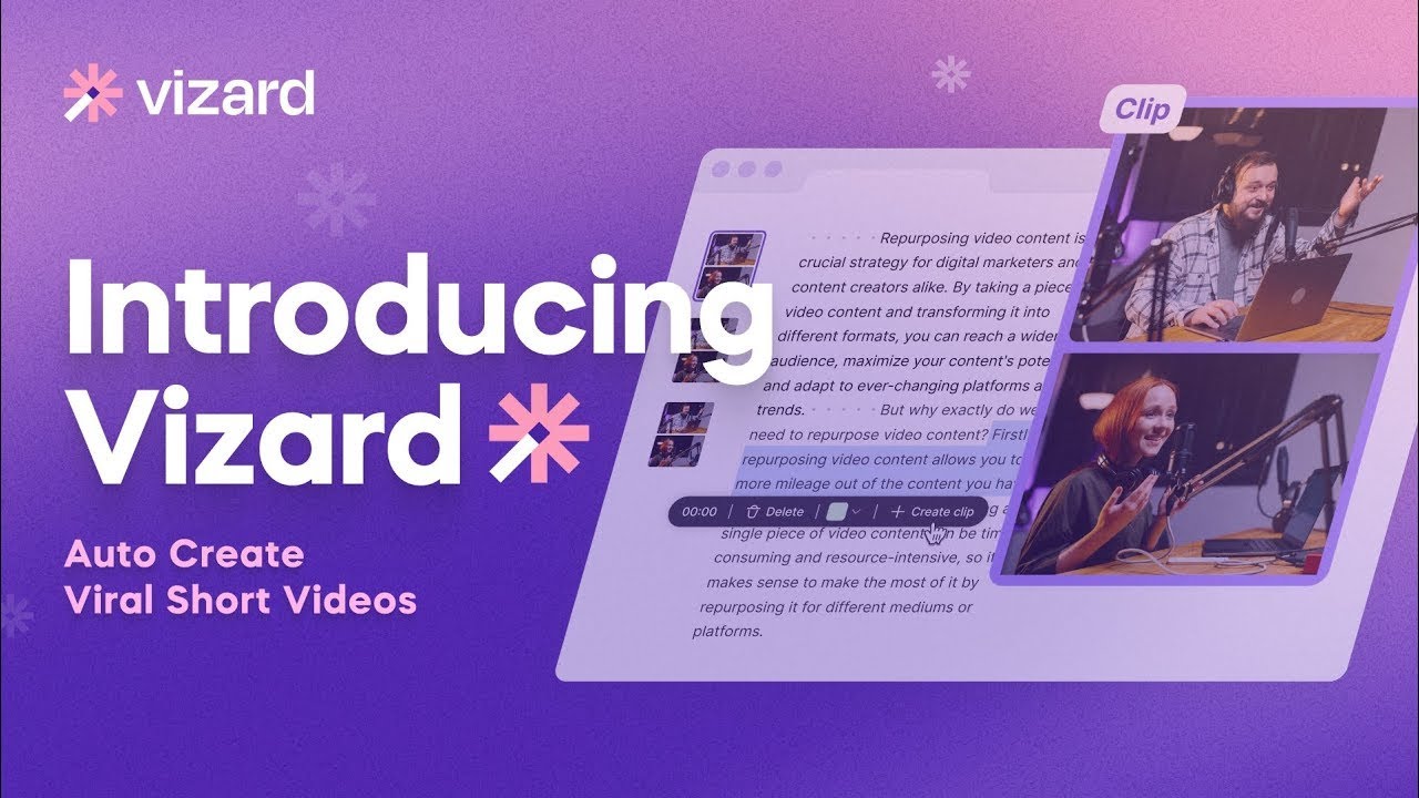 Vizard.ai video preview