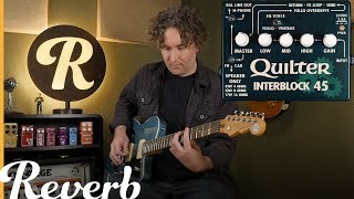 Video thumbnail for Andy's Personal Pedalboard Through the Quilter InterBlock 45 Compact Guitar Amp | Reverb Tone Report by Reverb