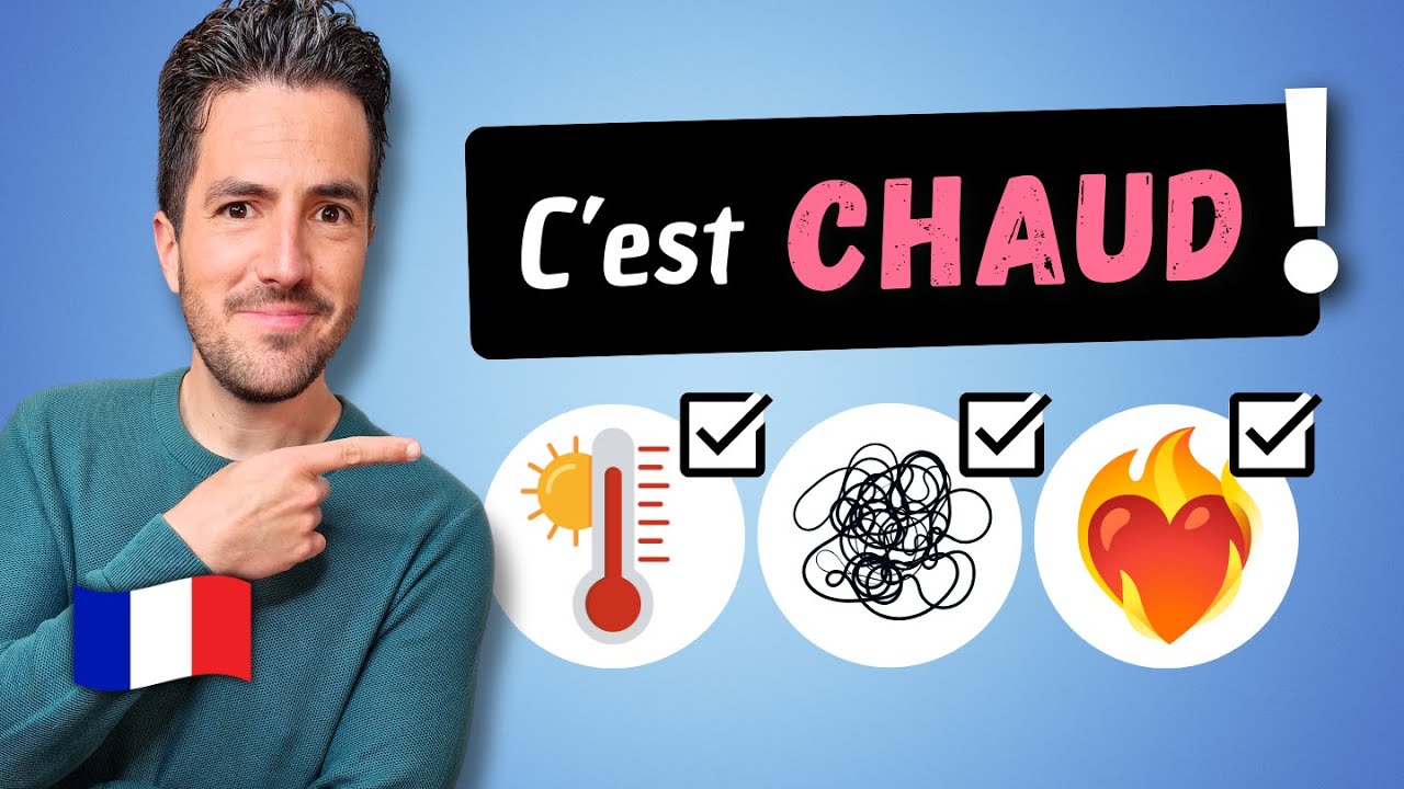 😜 20 FRENCH WORDS with different meanings | VOCABULARY lesson