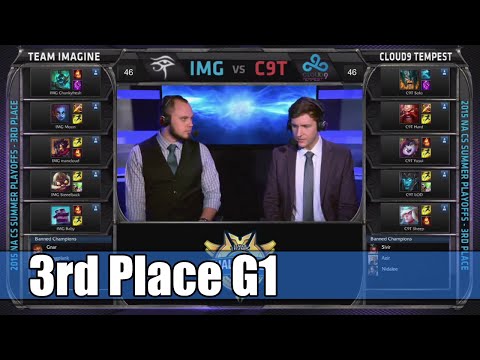 Imagine vs Cloud 9 Tempest | Game 1 3rd Place S5 NA CS Summer 2015 | IMG vs C9T G1 3rd NACS