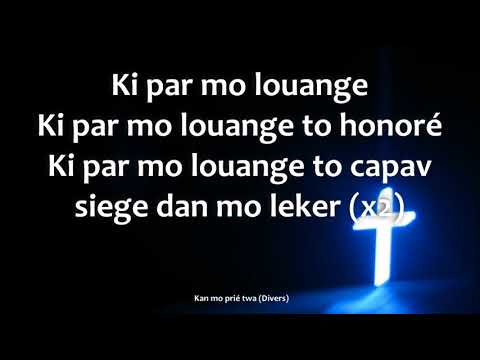 Kan mo prié twa - King