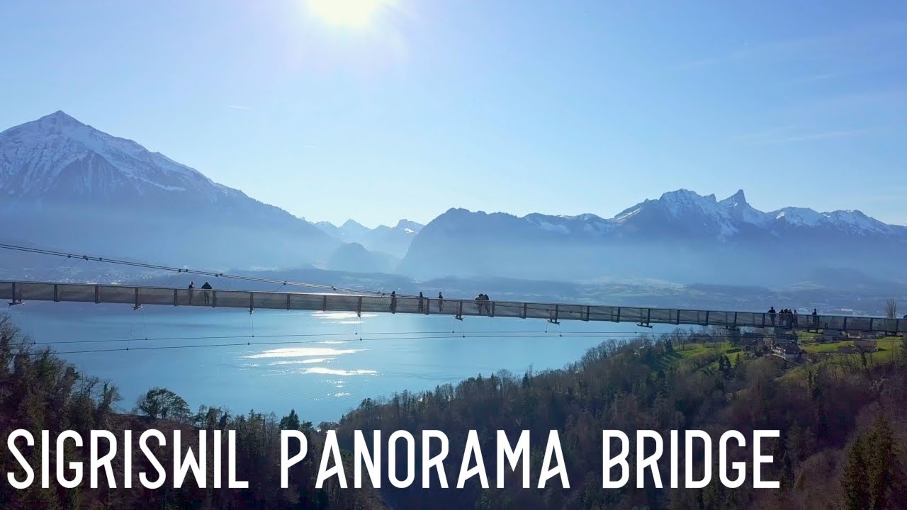Experience the mesmerizing visuals of Sigriswil Panoramic Bridge.