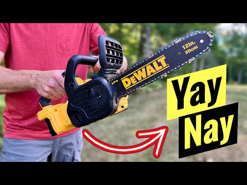 Are Electric Chainsaws Any Good? DeWalt 20V Chainsaw Review