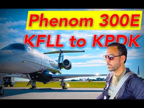 Single pilot jet to KPDK | Phenom 300E
