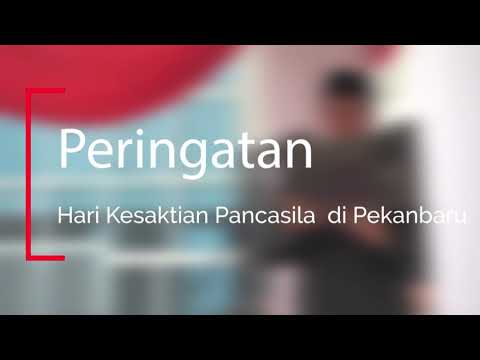 Peringatan Hari Kesaktian Pancasila di Pekanbaru.