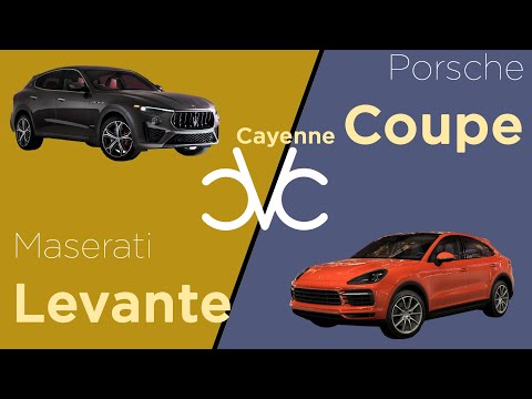 Porsche Cayenne Coupe 2021 vs Maserati Levante 2021
