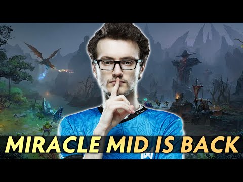Miracle BACK to MID vs his friend Mage