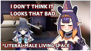 Ina has a revelation after seeing Kronii's plain room
