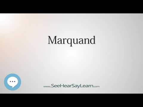 Marquand (How to Pronounce Cities of the World)💬⭐🌍✅