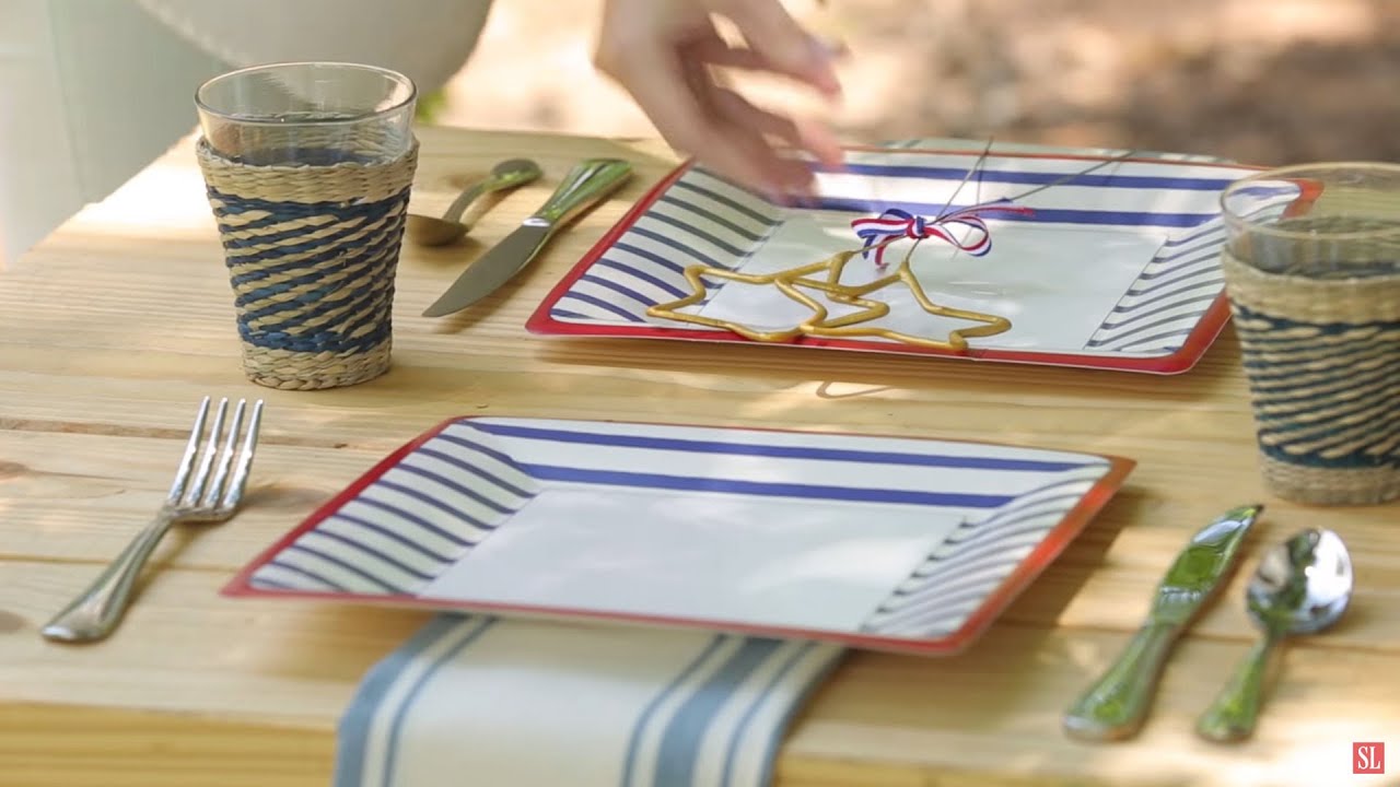 DIY Patriotic Table Setting | Summer Tutorial