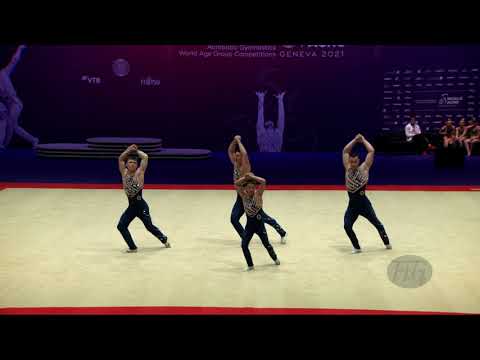 Rep. of Moldova (MDA) - 2021 Acrobatic Worlds, Geneva (SUI) Balance  Men's Group