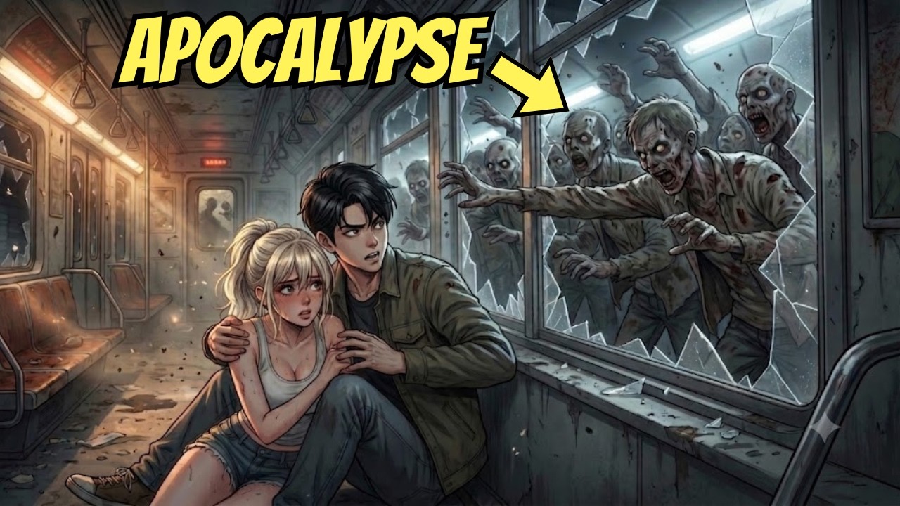 The ZOMBIE outbreak began… and I got TRAPPED on the train from HELL