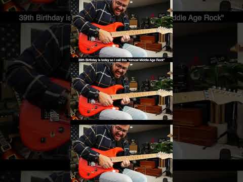 I turned 39 today so here is my attempt at some mid life crisis rock.