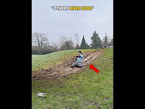 Normal knee slide vs LONGEST kne slide 💀