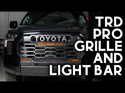 Tundra TRD PRO Grille And Light Bar | Step By Step Installation