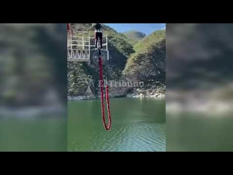 Argentina | Dique Cabra Corral | Un hombre que hacía Bungee Jumping saltó de un puente y se le cortó la soga | Salta | Narración | Historias EC | VIDEO | EL COMERCIO PERÚ