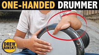 The ONE-HANDED DRUMMER (amazing talent!)