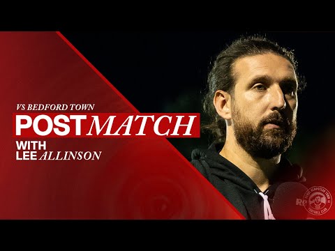 POST MATCH REACTION | Lee Allinson | Bedford Town 0-1 Hemel Hempstead Town FC