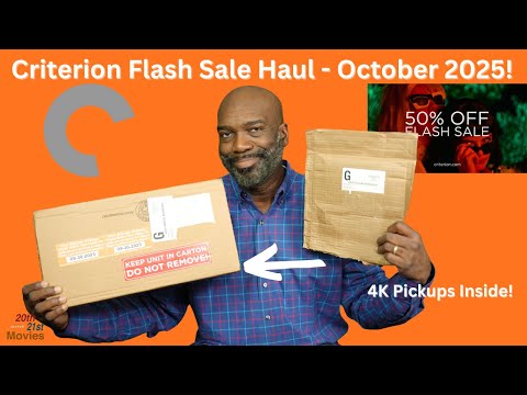 Criterion Collection Flash Sale Haul! | 4K Pickups + Wes Anderson Archive Unboxing