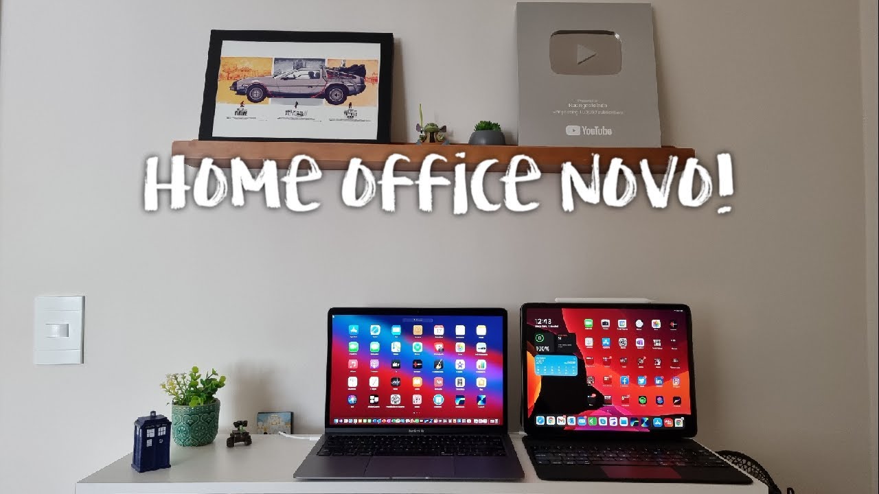 Nova estação de trabalho em casa (organização do Home Office)