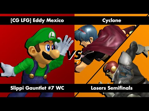 CG LFG | Eddy Mexico ( Luigi ) vs Cyclone ( Marth / Falcon ) - [ Losers Semifinals ]