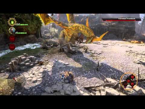 Dragon Age Inquisition Playthrough Pt.105- Fereldan Frostback Dragon fight! (Part 1 attempt 1)