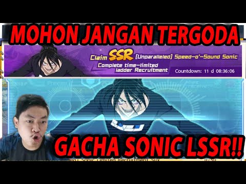 🔴KEGAREM GACHA LSSR SONIC!! KUATKAN HAMBA AGAR TIDAK GACHA!! - ONE PUNCH MAN:The Strongest