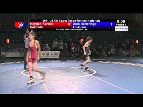 Cadet Greco 7th 84 - Alex Betteridge (LA) vs. Hayden Karren (CO)