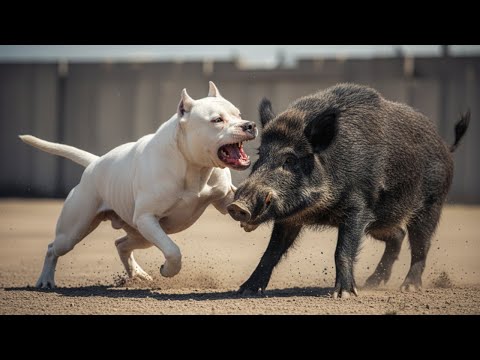 Dogo Argentino vs Wild Boar – The Ultimate Hunting Machine!
