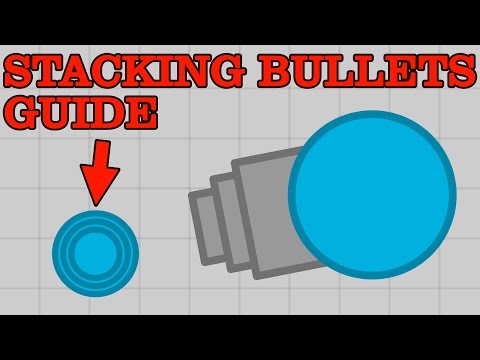 HOW TO STACK BULLETS! SHOOT MULTIPLE BULLETS AT ONCE TUTORIAL! Diep.io Sandbox