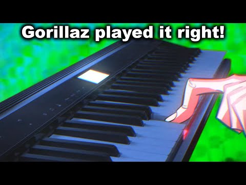 They Animated the Piano Correctly!? (Gorillaz Tranz)