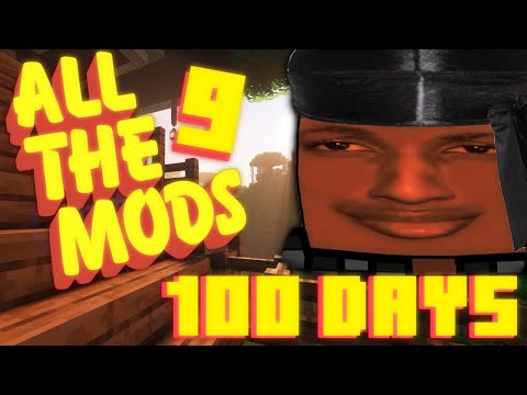 Insane 100 Day Minecraft Challenge with Zeyeo modpack
