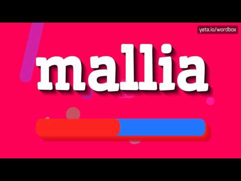 MALLIA - HOW TO PRONOUNCE IT!?