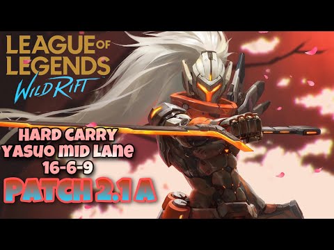 Climbing up out of low Elo with YASUO | EVELYNN VS YASUO MID LANE PATCH 2.1A #WILDRIFT #YASUO