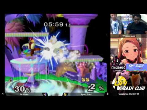 UWaterloo Melee Monthly #1 - Singles Winners Semifinal - Trulliam vs Ryan Ford