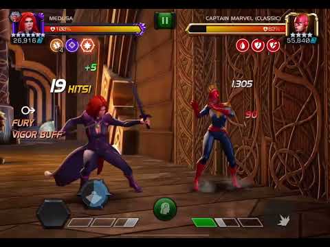 Unboosted R3 Medusa destroys ROL Captain Marvel in 38 seconds
