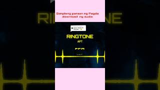 Download lagu How to Download Tiktok Trend Audio and Set it as Your ringtone #ringtonetutorial #tiktoktips mp3
