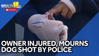 Man mourns dog fatally shot by Baltimore police