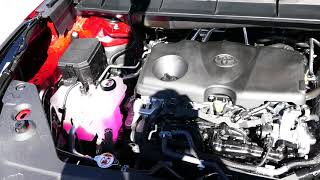 New 2021 Toyota Highlander Hybrid - How To Open The Hood & Access Engine Bay Release Lever Location