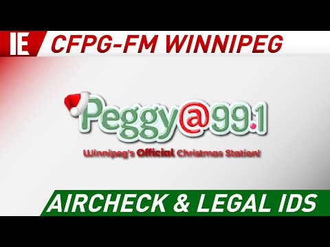 CFPG-FM "Peggy @ 99.1" Winnipeg - Christmas Aircheck & Legal ID - December 22, 2023