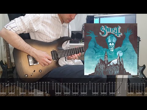 GHOST -  Con Clavi Con Dio (Guitar Cover with On Screen Tabs)
