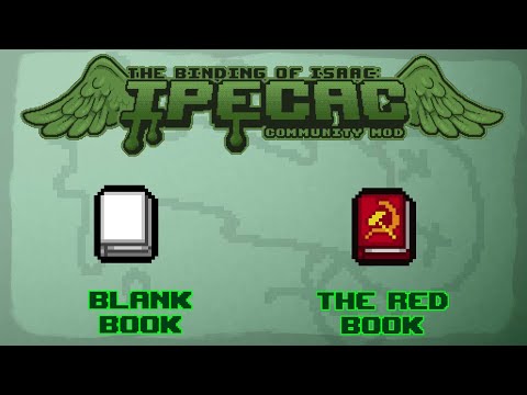 The Binding of Isaac: IPECAC Community Mod Item Guide -  Blank Book, The Red Book