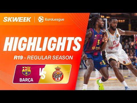 AMAZING FIGHT BETWEEN TOP TEAMS ⚔️ - FC Barcelona vs AS Monaco   Highlights EuroLeague R19